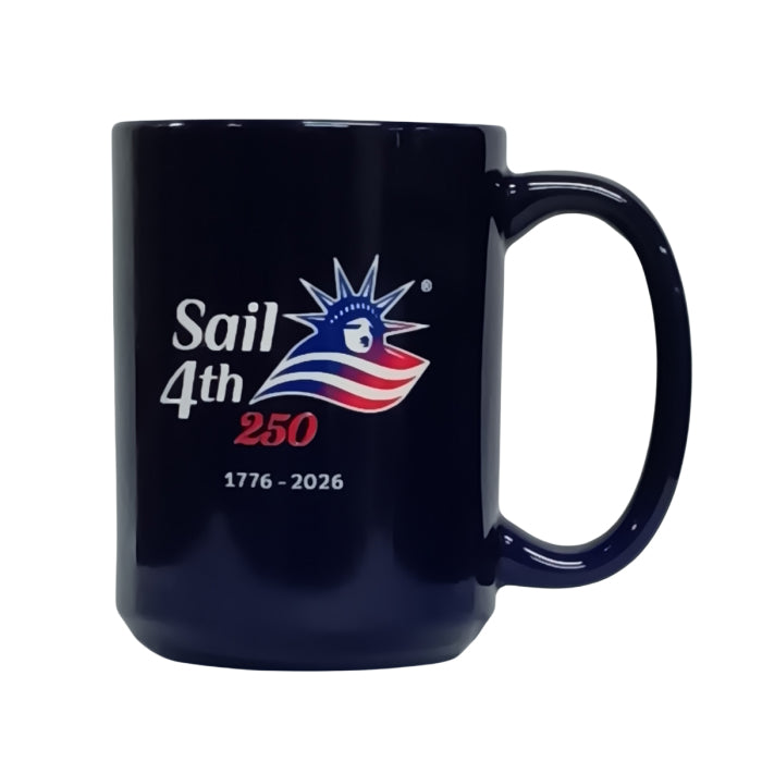 Sail4th 250 Primary Logo 11oz Coffee Mug