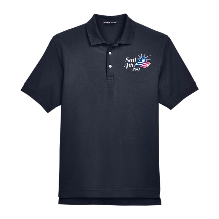 Sail 4th 250 New York Men's Pique Polo