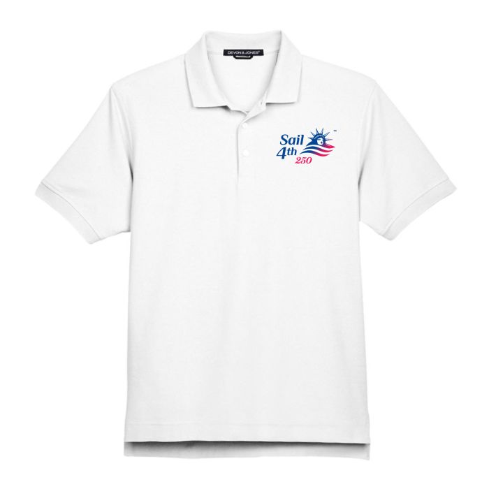 Sail 4th 250 New York Men's Pique Polo