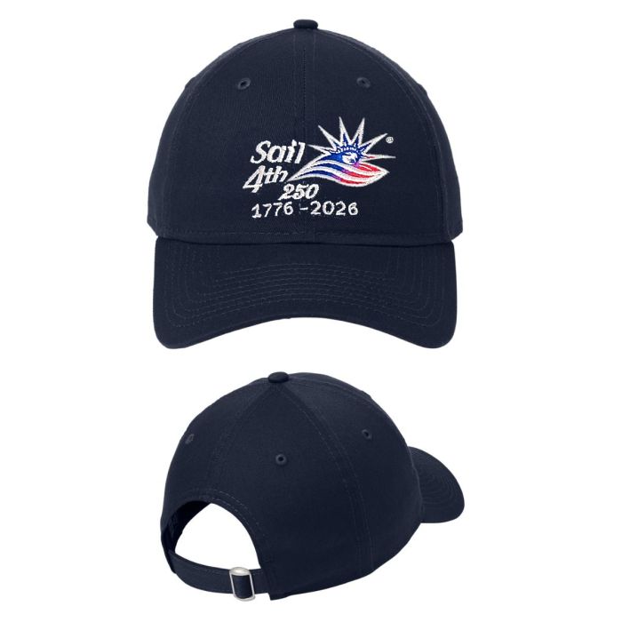 Sail4th 250 Primary Logo Navy Adjustable Cap