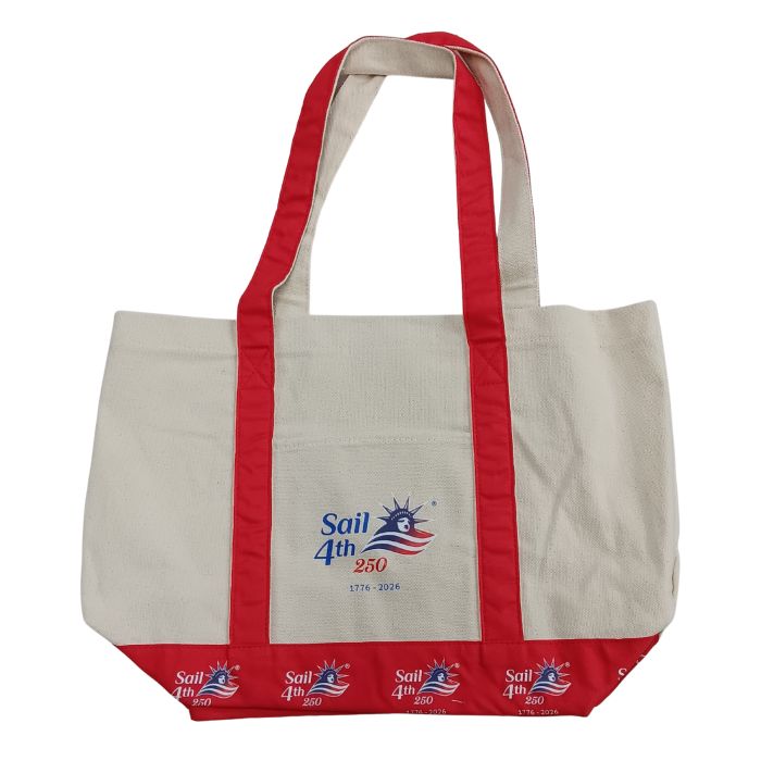 Sail 4th 250 New York Primary Logo Canvas Tote Bag