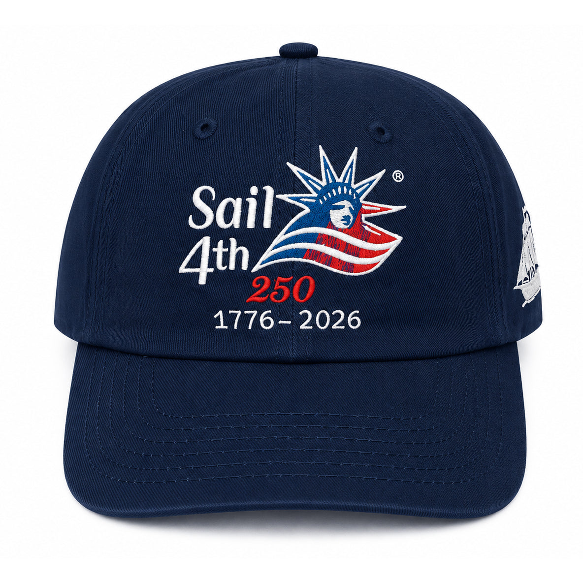Sail4th 250 Embroidered Low Profile Hat — New York 2026 | Sail250
