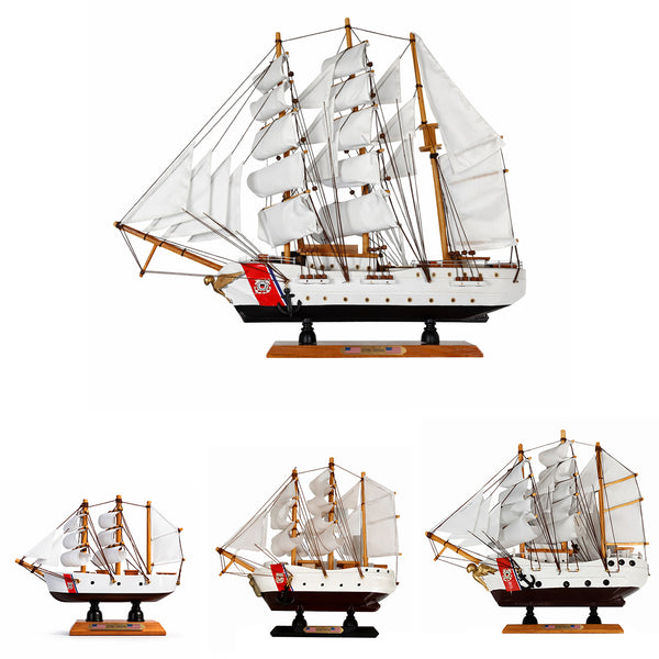 Tall Ship USCGC Eagle Miniature Model Ship - Available Lengths