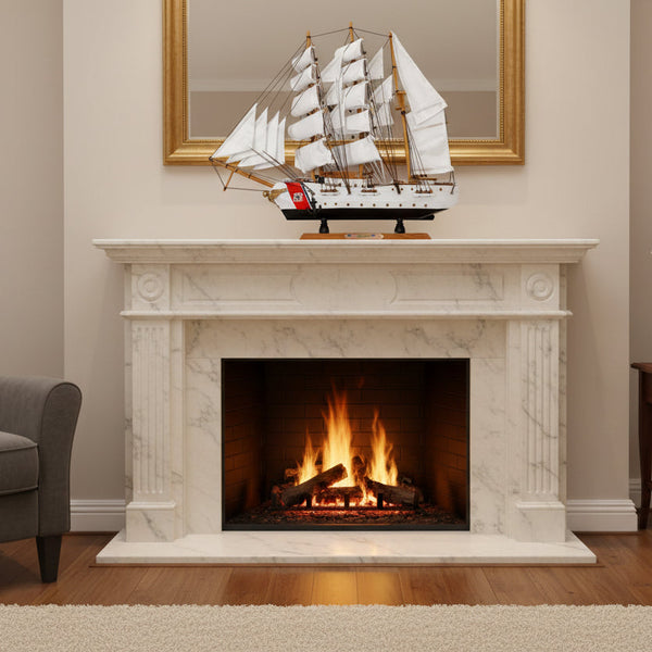 Tall Ship USCGC Eagle Miniature Model Ship Display View