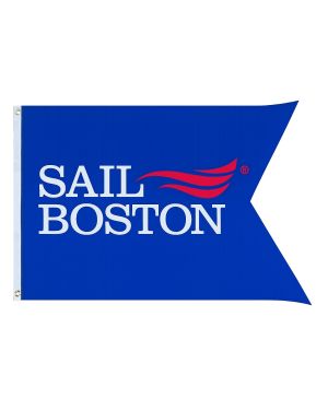 Sail 250 Logo BOSTON Dovetail Flag - Double Sided Print

