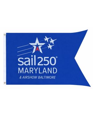 Sail 250 Logo MARYLAND Dovetail Flag