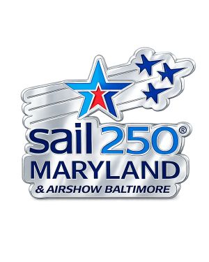 Sail 250 Logo MARYLAND Lapel Pin
