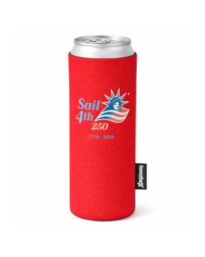 Sail4th 250 Beverage Cooler Slim Koozie Red Product View