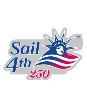 Sail4th 250 Primary Logo Lapel Pin Product View