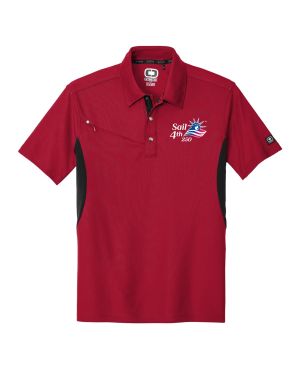 Sail4th 250 Primary Logo Ogio Short Sleeve Red Polo Shirt