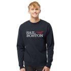 Sail Boston Primary Logo Crewneck Sweatshirt Navy